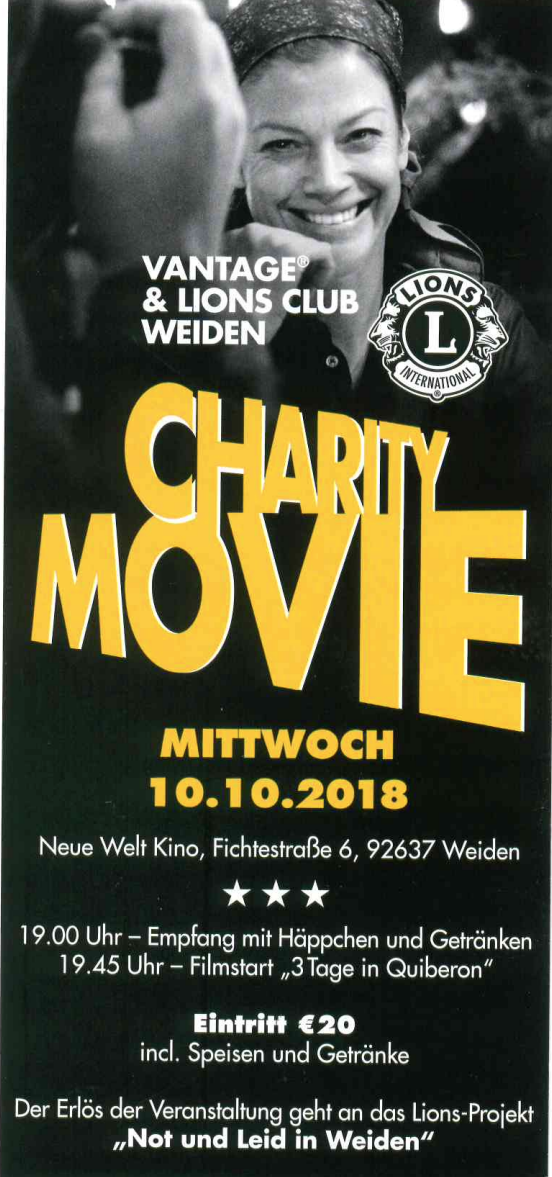 Charity Movie 2018 Flyer